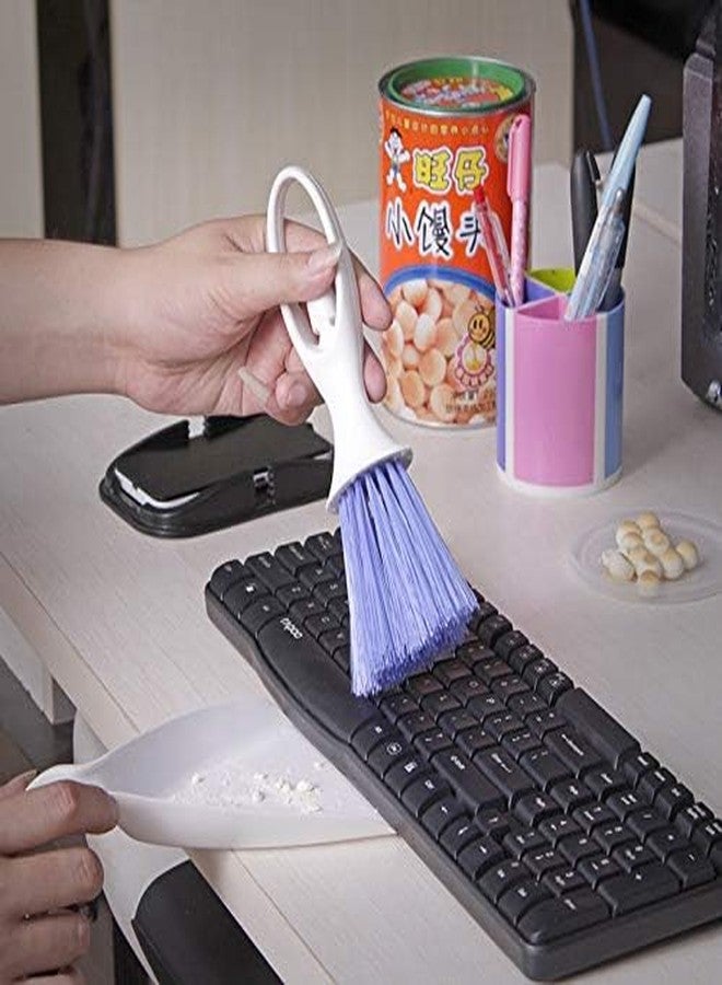 Styxon Mini Dust Pan and Brush Set - 2 in 1 Small Broom and Dustpan Combo for Office, Keyboard,PC, Window, Car Cleaning - The Best Mini Hand Broom - Compact Cleaning Tool for Efficient, Quick Cleanup - Image 4